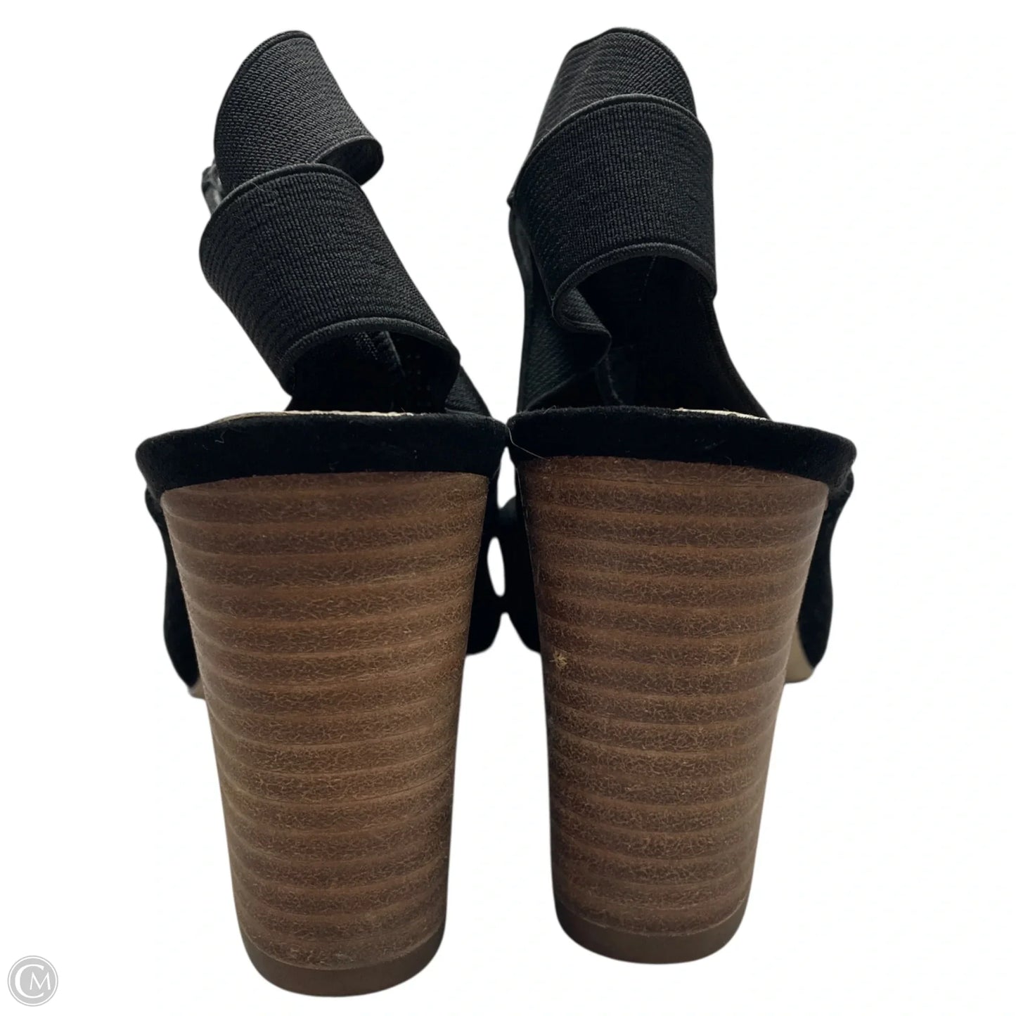 Shoes Heels Block By Marc Fisher In Black & Brown, Size: 7.5