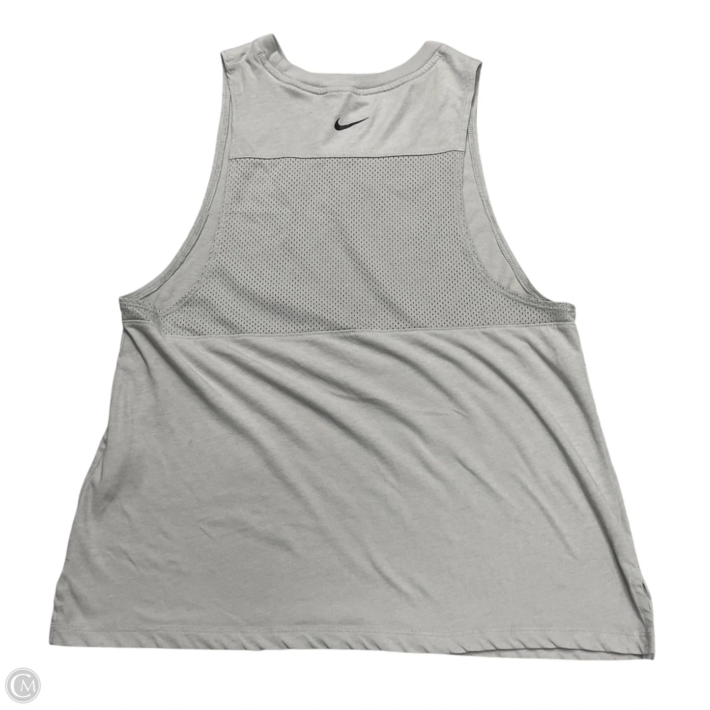 Athletic Tank Top By Nike Apparel In Grey, Size: M