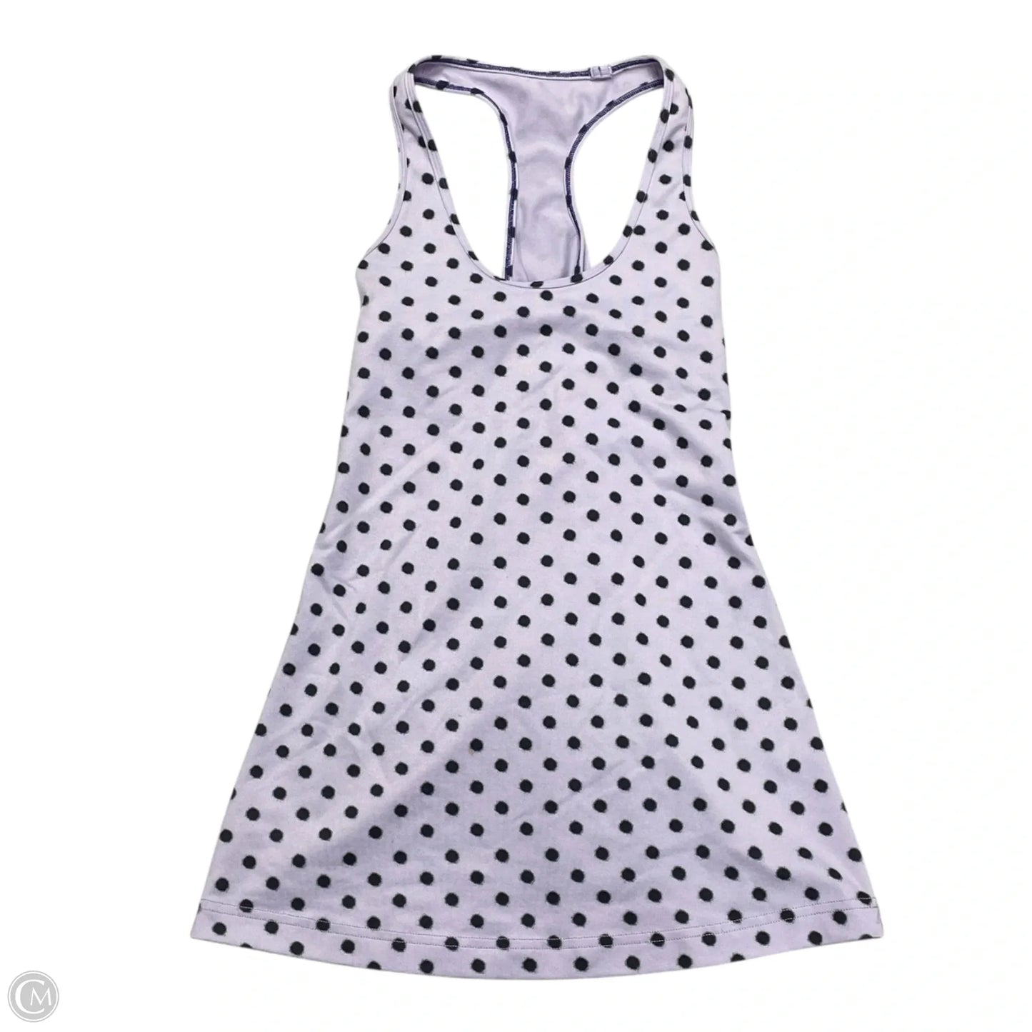 Athletic Tank Top By Lululemon In Black & Purple, Size: S