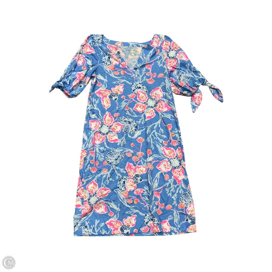 Dress Designer By Lilly Pulitzer In Blue & Pink, Size: Xxs