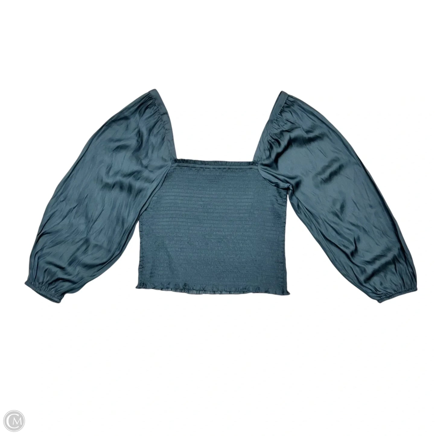 Blouse Long Sleeve By J. Crew In Navy, Size: M