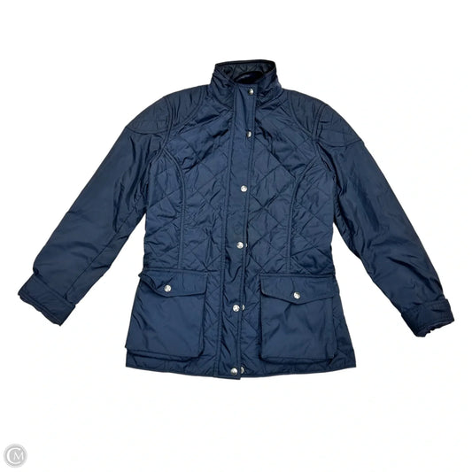 Jacket Puffer & Quilted By Polo Ralph Lauren In Navy, Size: M