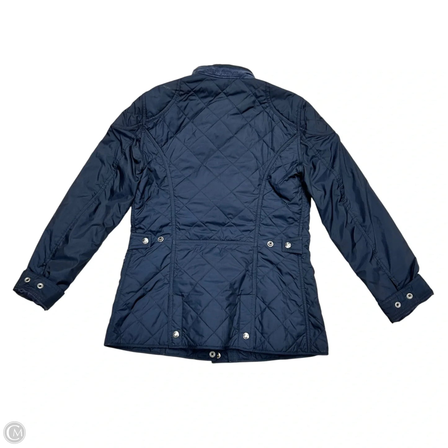 Jacket Puffer & Quilted By Polo Ralph Lauren In Navy, Size: M