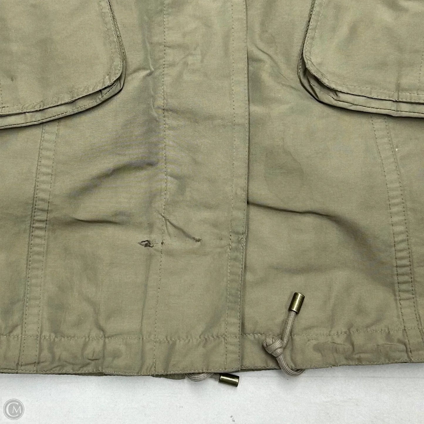 Jacket Luxury Designer By Burberry In Green, Size: S