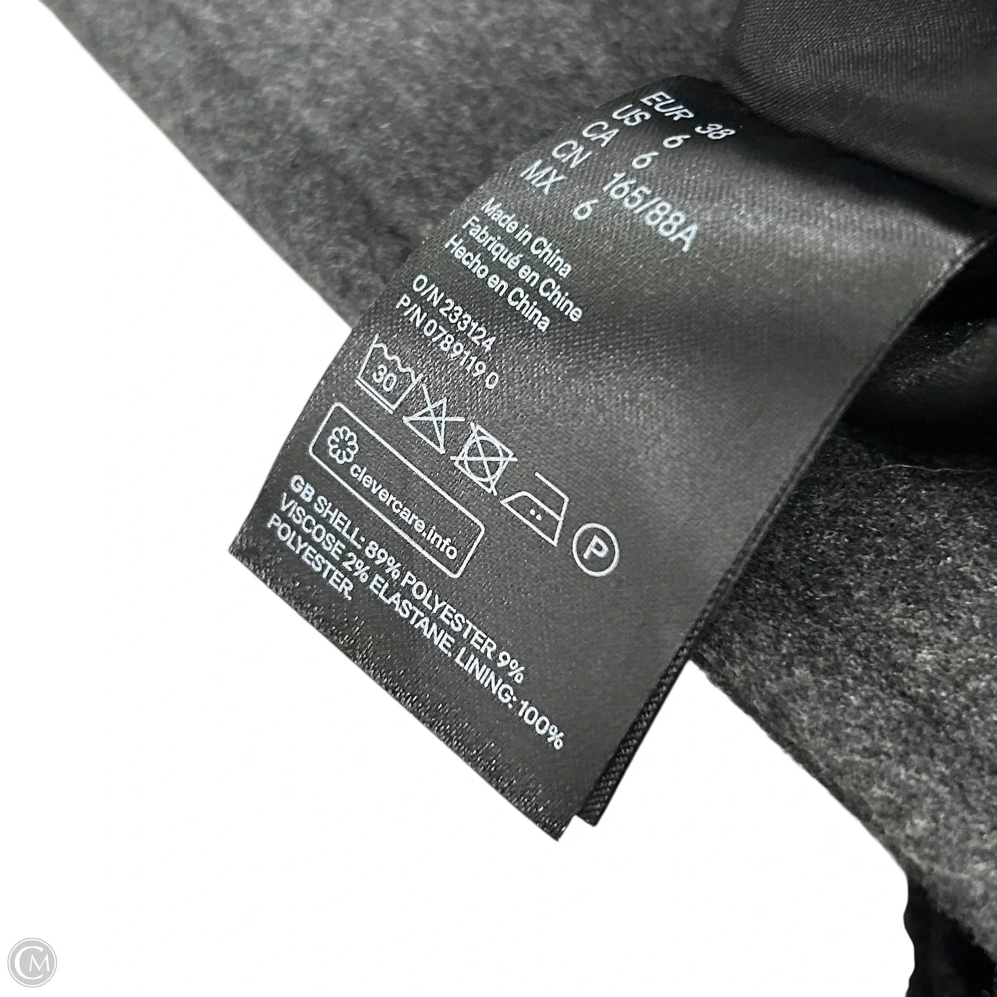 Coat Peacoat By H&m In Grey, Size: S