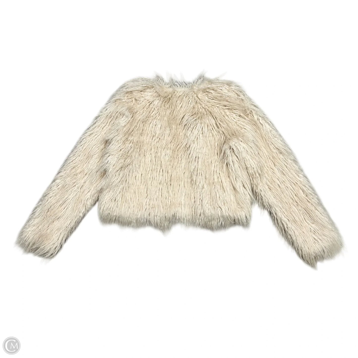 Jacket Faux Fur & Sherpa By Free People In Cream, Size: M