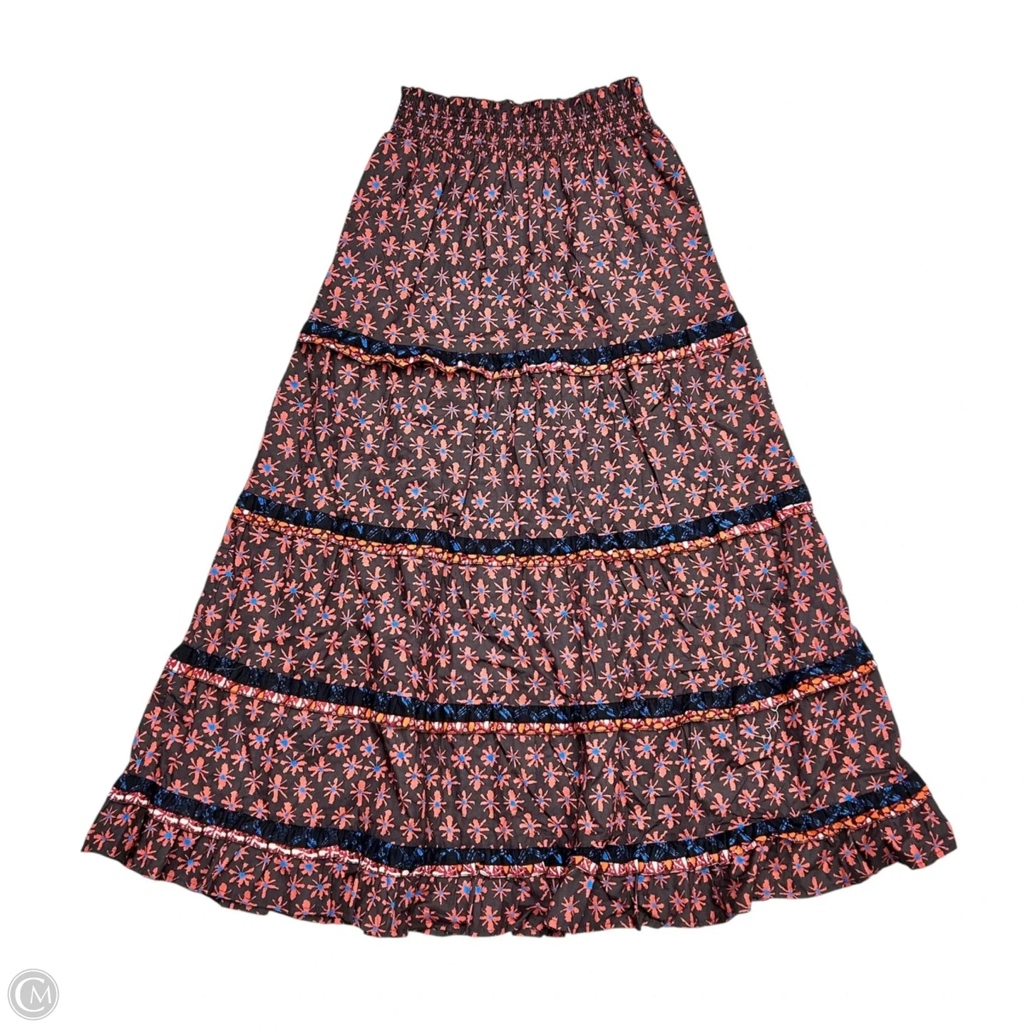 Skirt Maxi By Anthropologie In Floral Print, Size: Xs