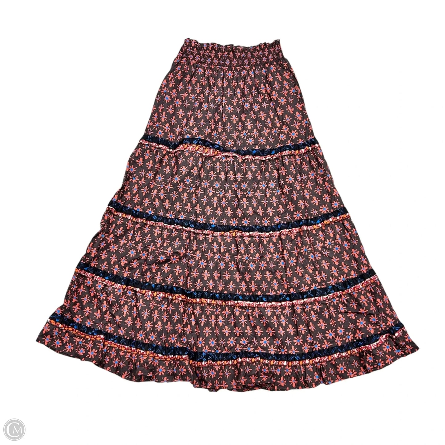 Skirt Maxi By Anthropologie In Floral Print, Size: Xs