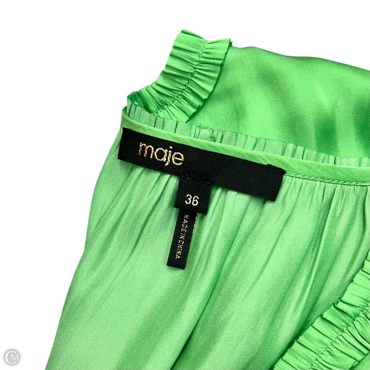 Dress Party Short By Maje In Green, Size: Xs