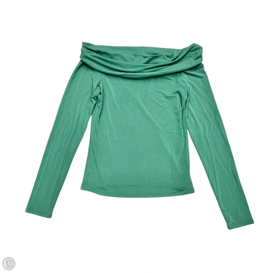 Top Long Sleeve By Babaton In Green, Size: M