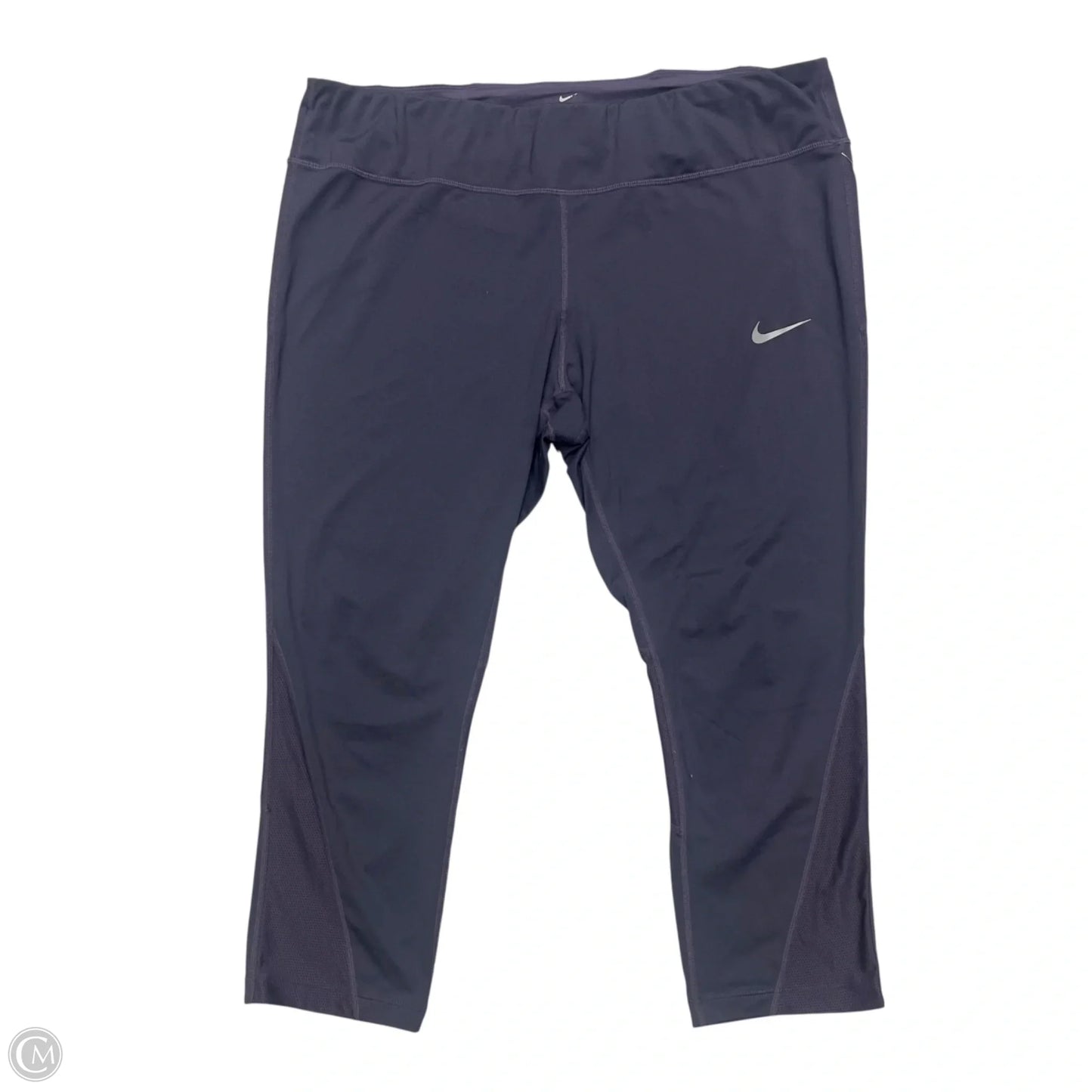 Athletic Leggings By Nike Apparel In Purple, Size: 2x