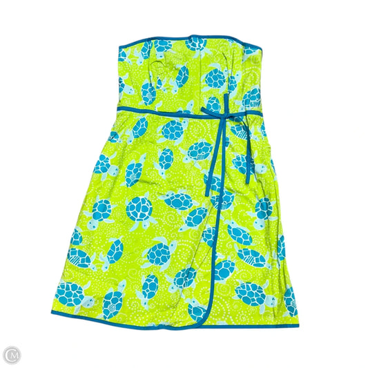 Dress Designer By Lilly Pulitzer In Blue & Green, Size: M