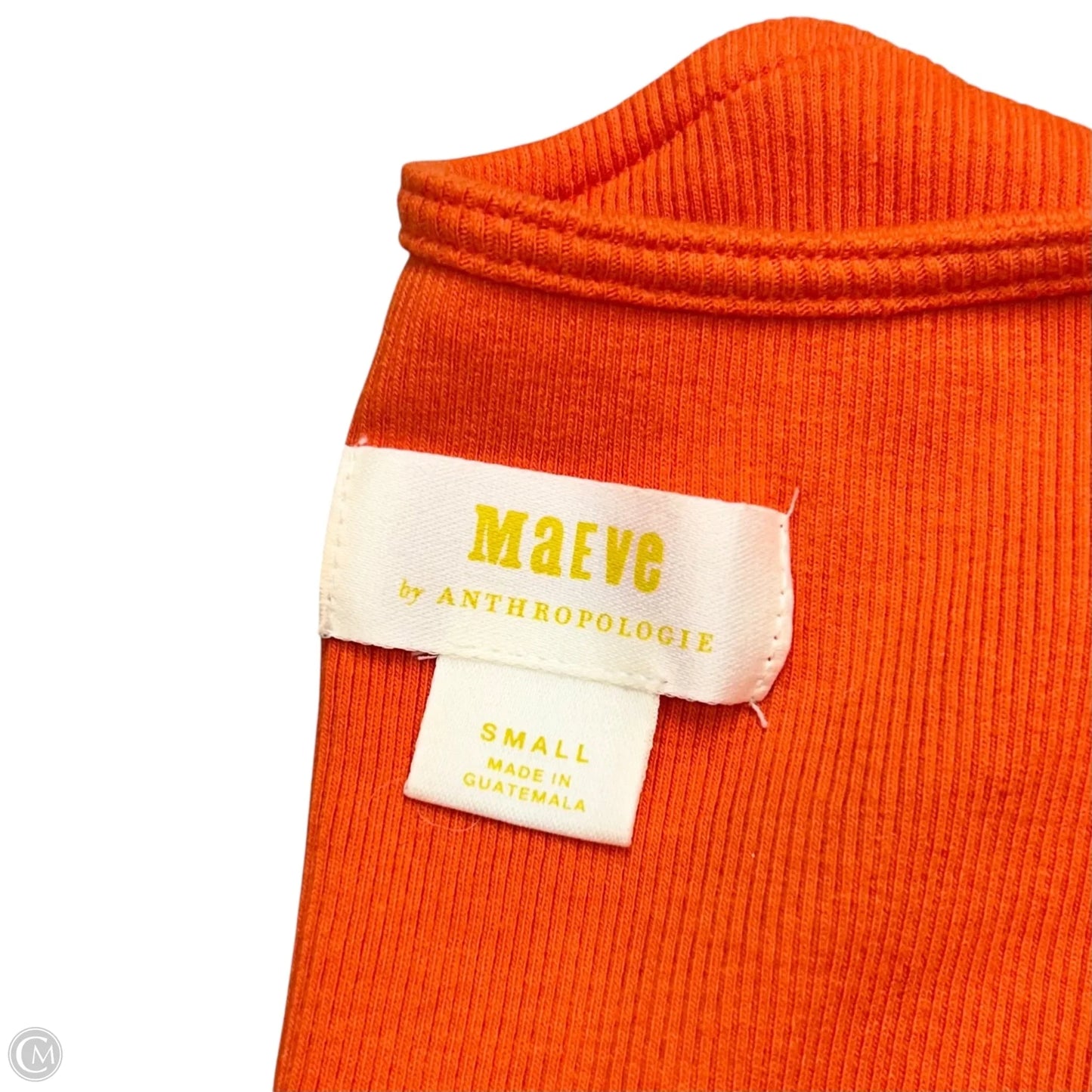 Top Sleeveless By Maeve In Orange, Size: S