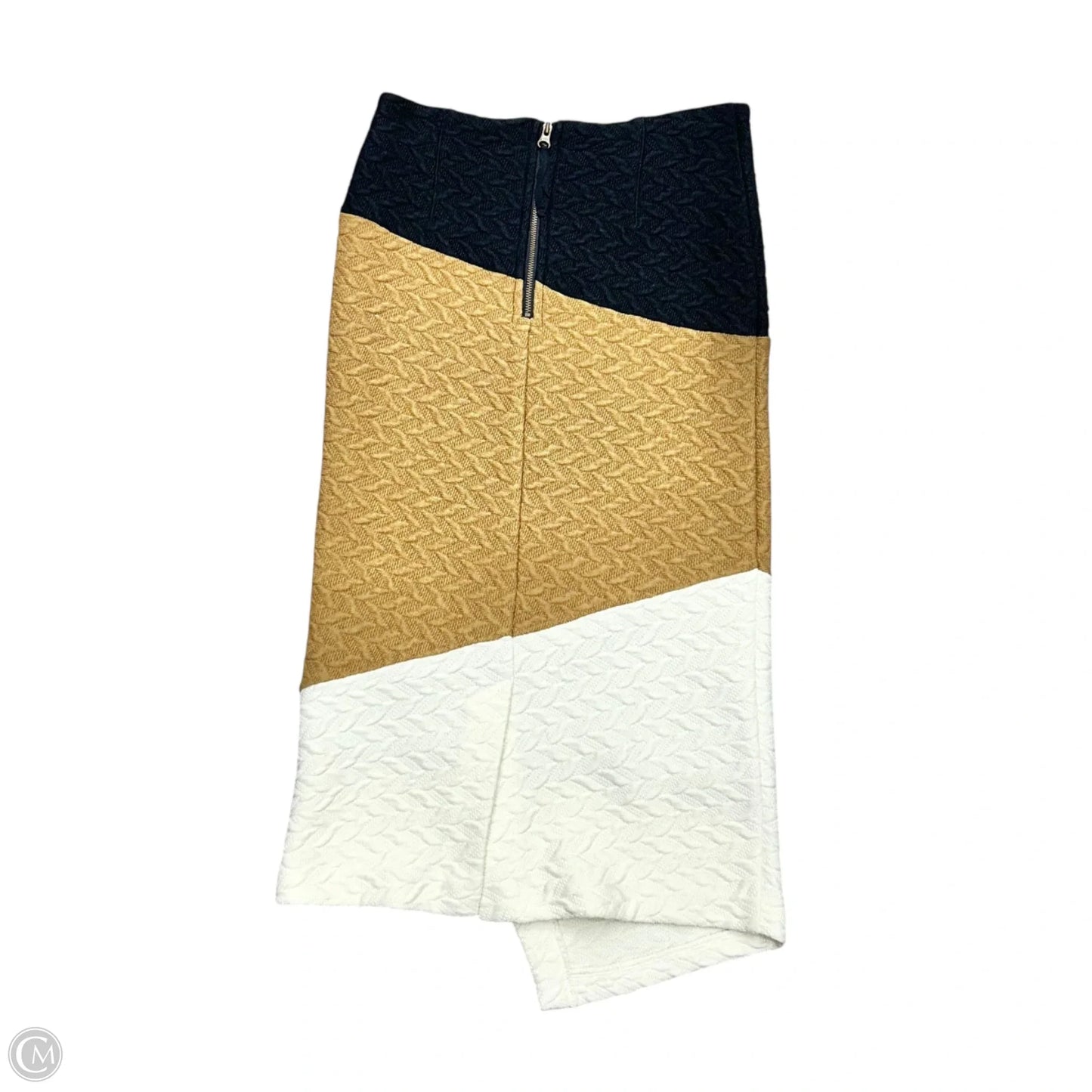 Skirt Midi By Hd In Paris In Blue & Brown, Size: 0
