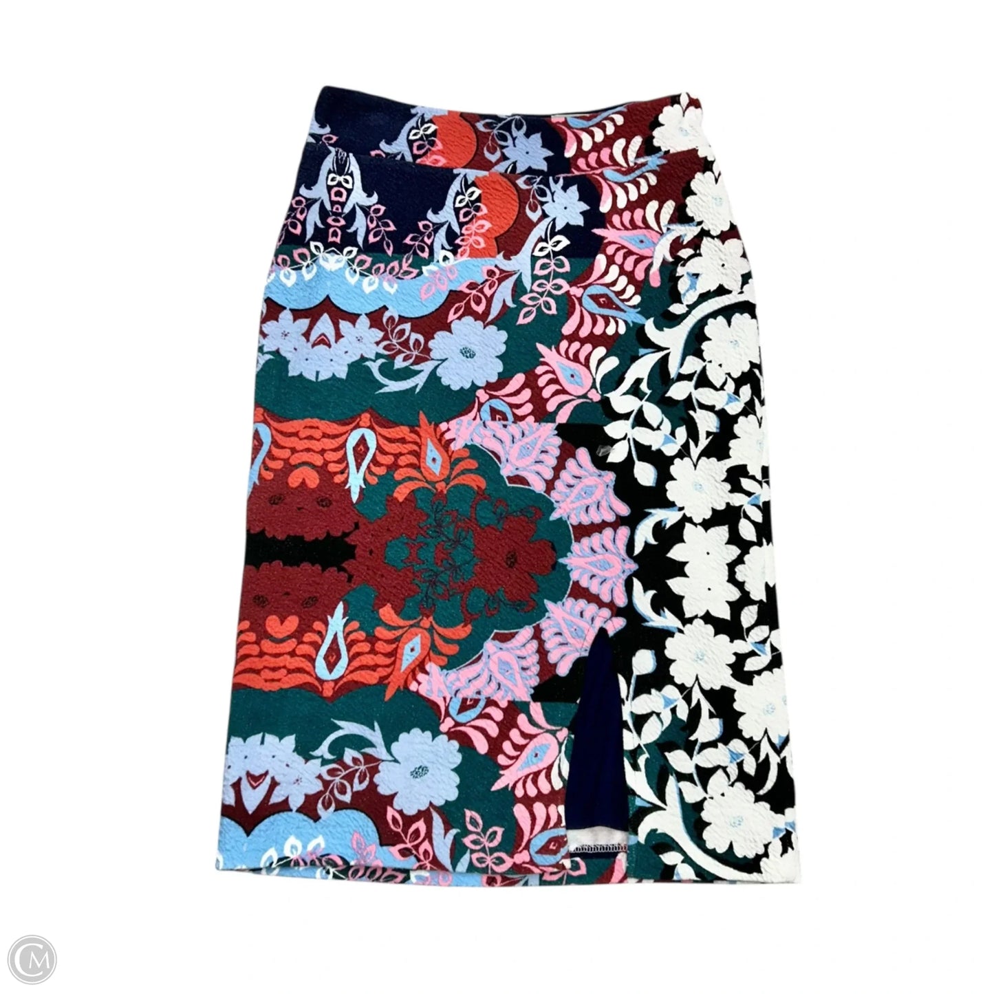 Skirt Midi By Maeve In Blue & Green, Size: Xs