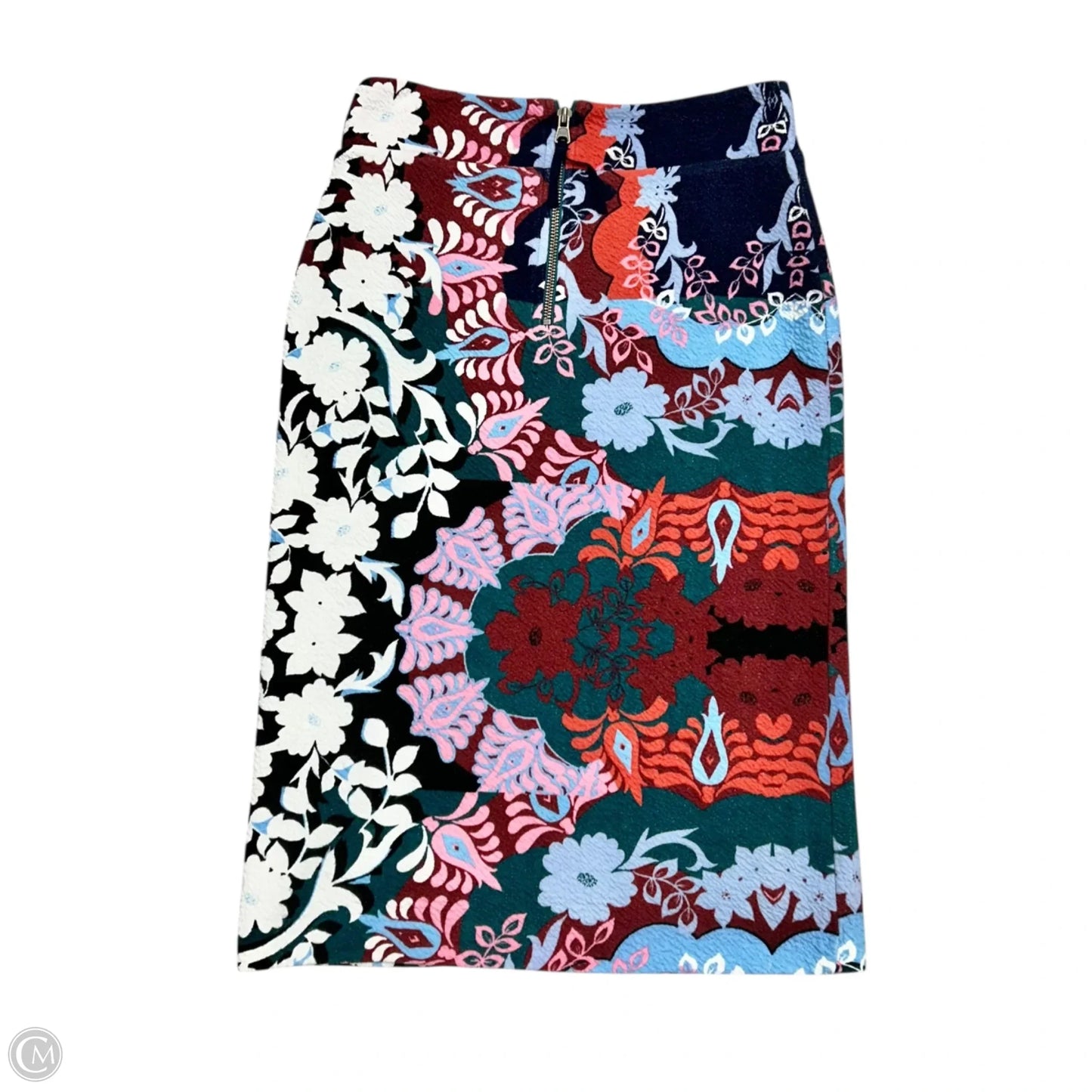 Skirt Midi By Maeve In Blue & Green, Size: Xs