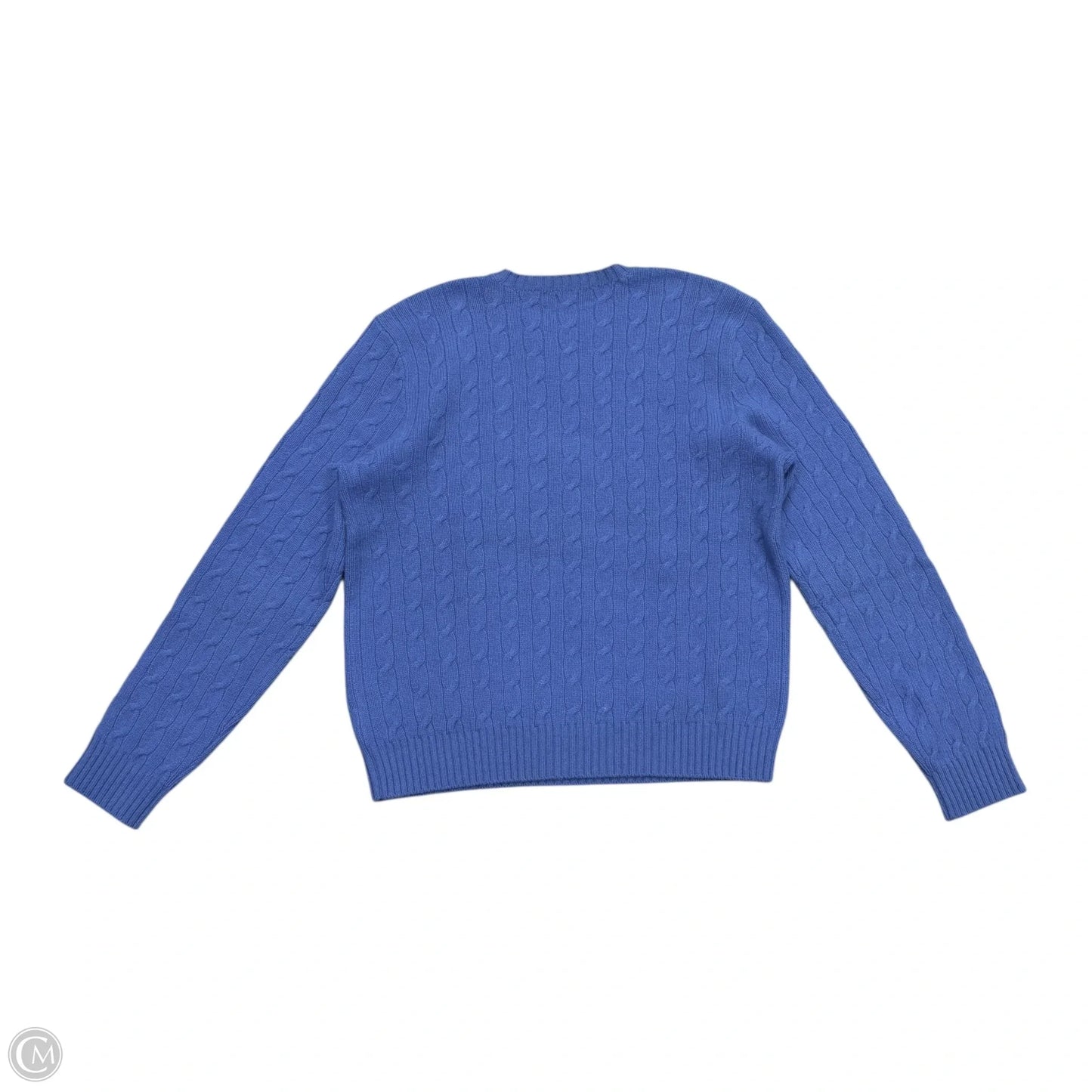 Sweater By Polo Ralph Lauren In Blue, Size: L