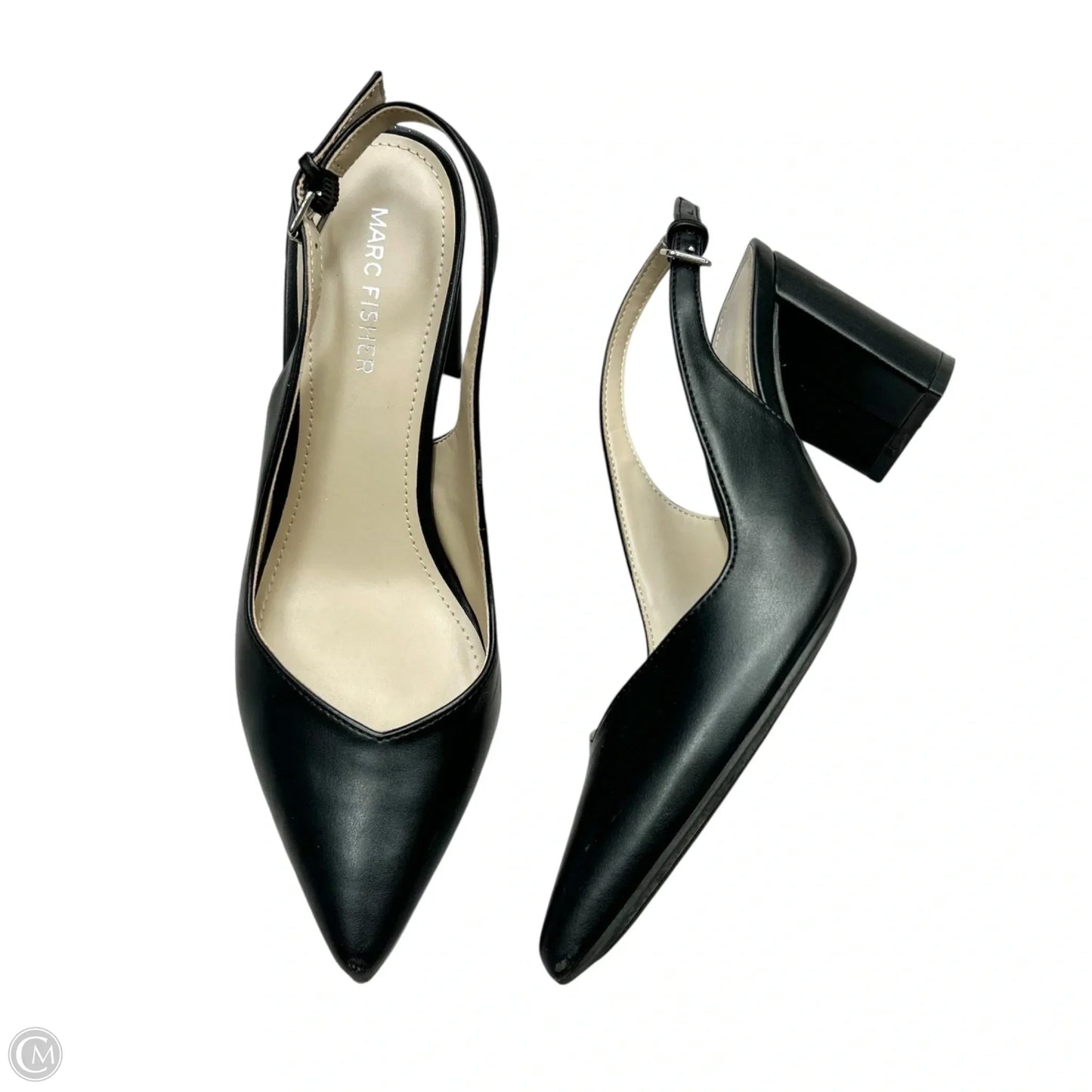 Shoes Heels Block By Marc Fisher In Black, Size: 6.5