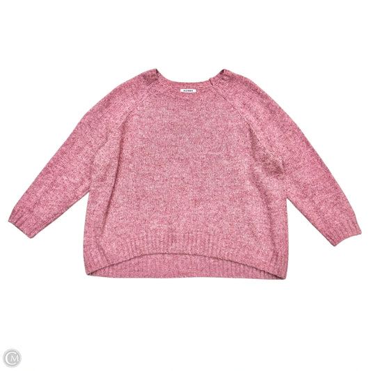 Sweater By Old Navy In Pink, Size: 2x