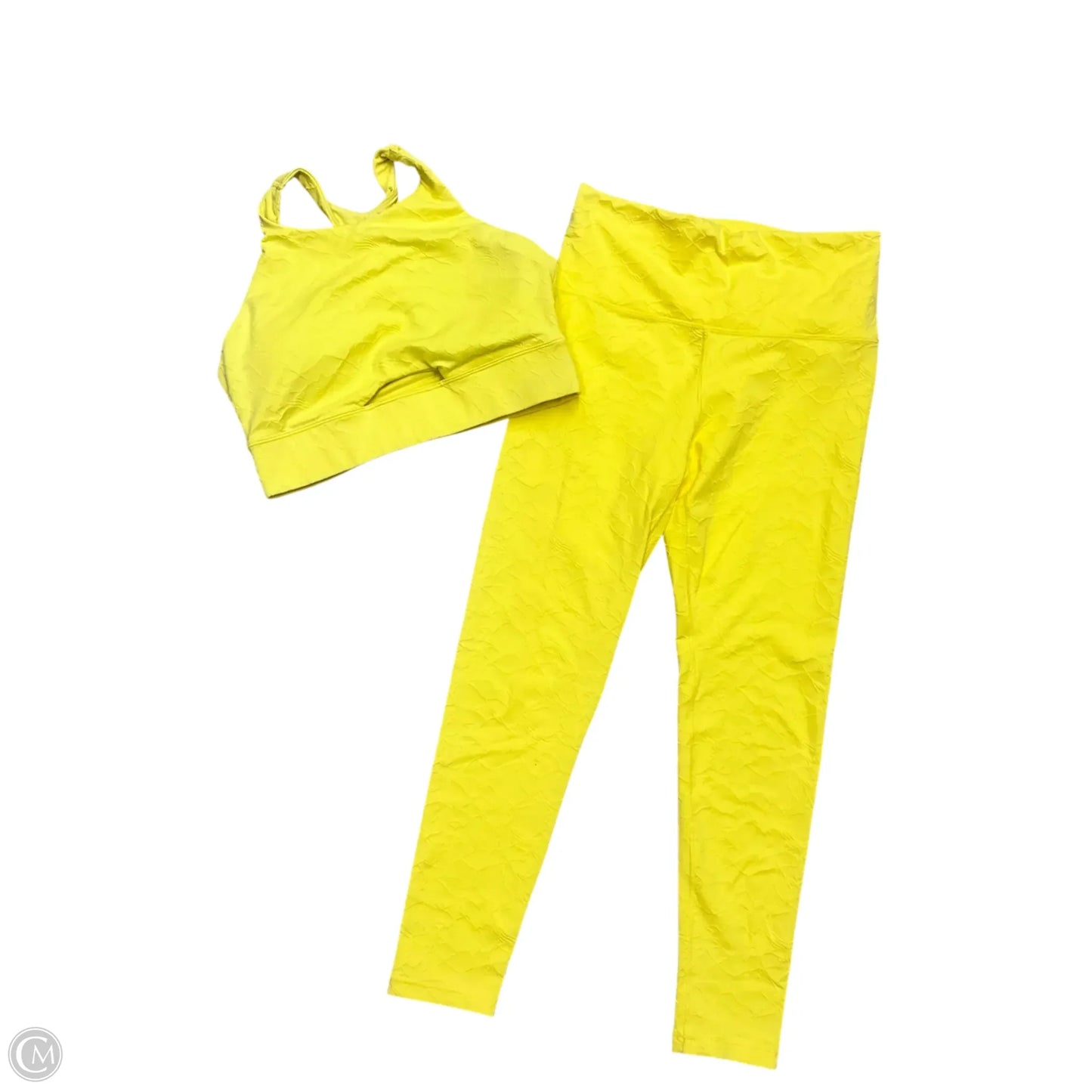 Athletic Pants 2pc By Calia In Yellow, Size: M