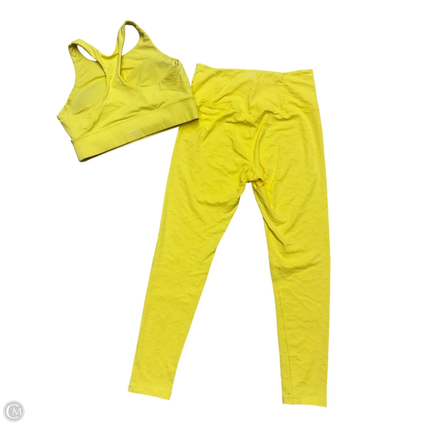 Athletic Pants 2pc By Calia In Yellow, Size: M