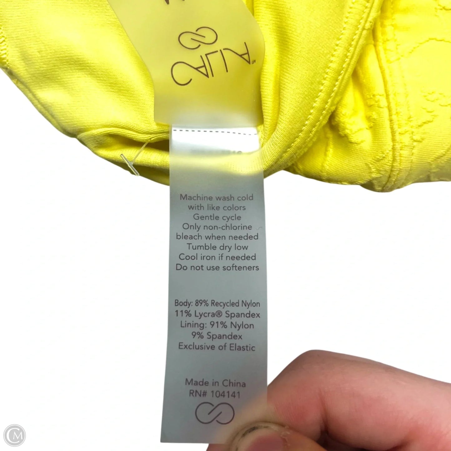 Athletic Pants 2pc By Calia In Yellow, Size: M