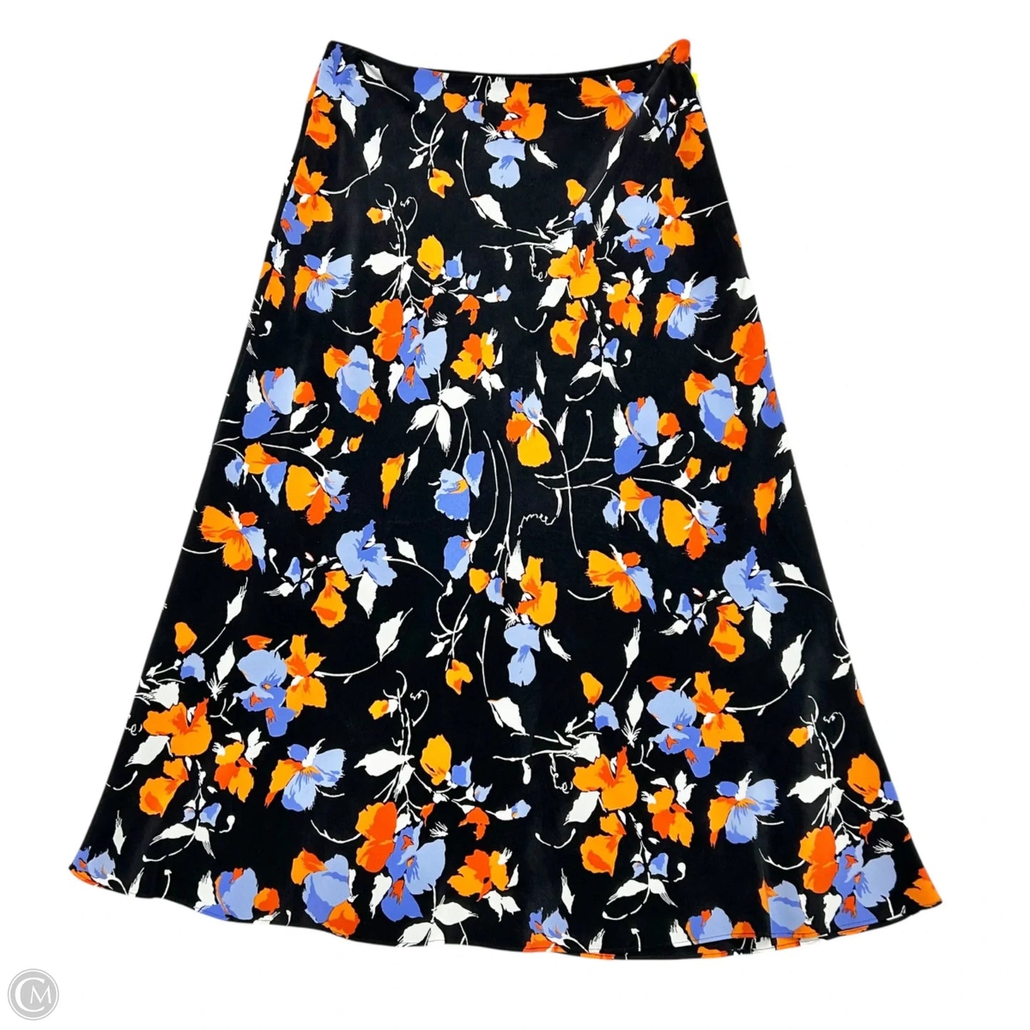 Skirt Midi By Joie In Black & Orange, Size: 6