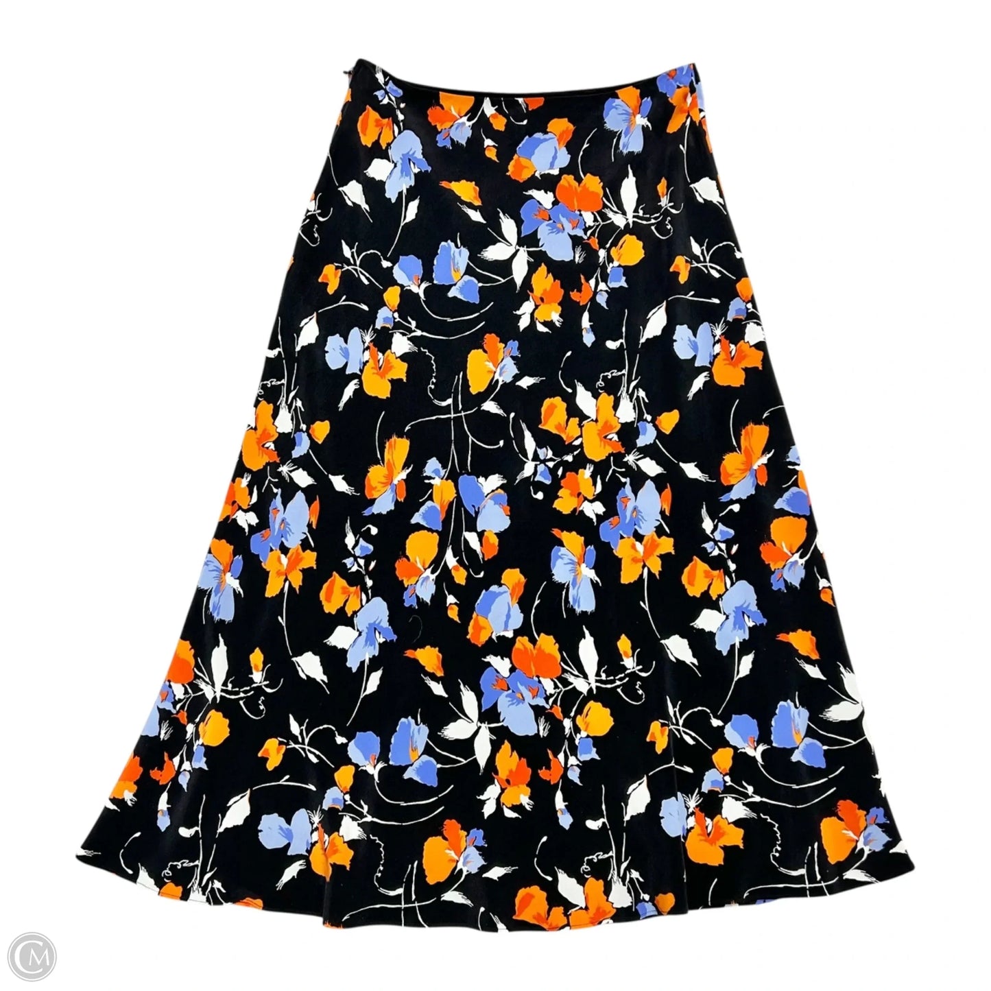 Skirt Midi By Joie In Black & Orange, Size: 6