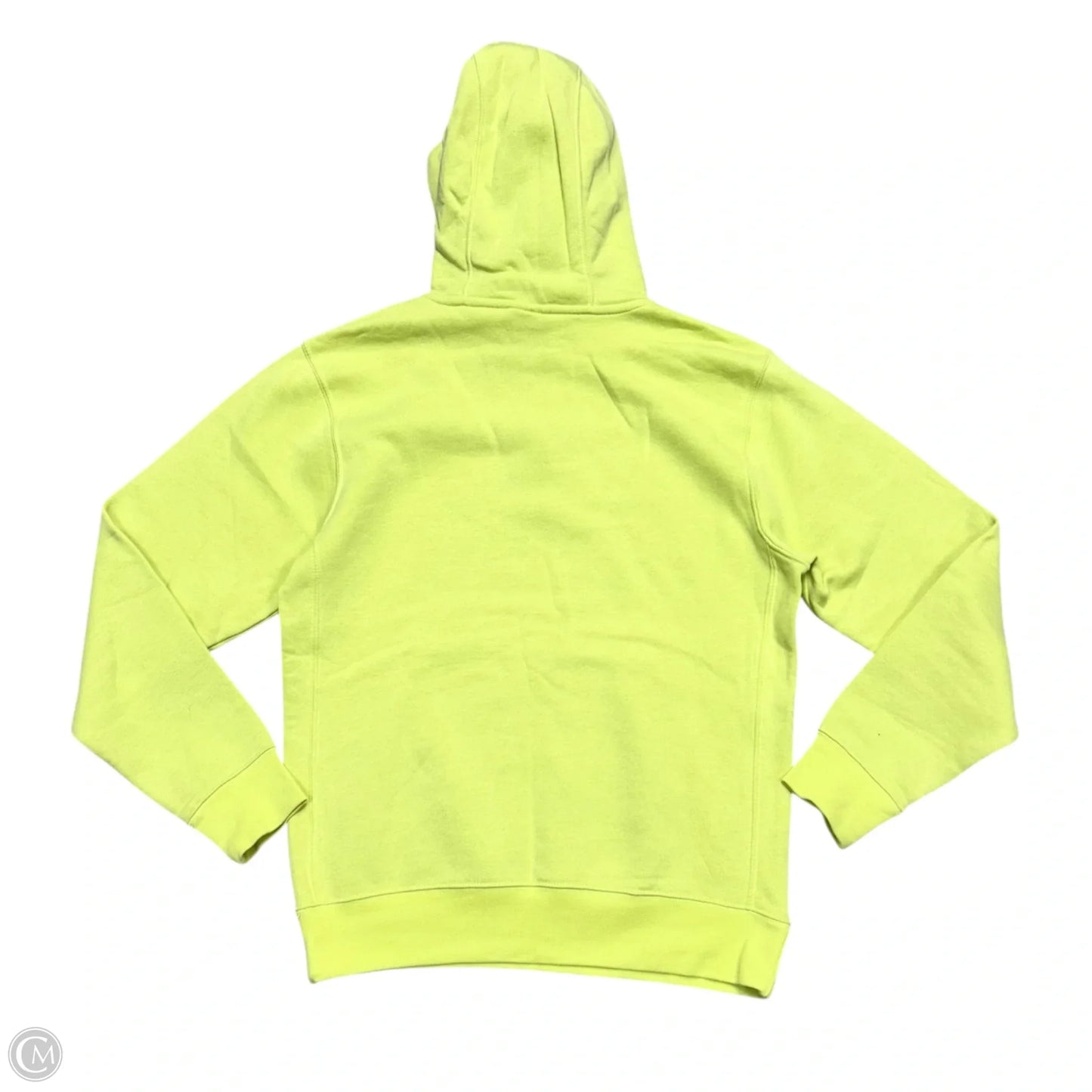 Athletic Sweatshirt Hoodie By Nike Apparel In Chartreuse, Size: S