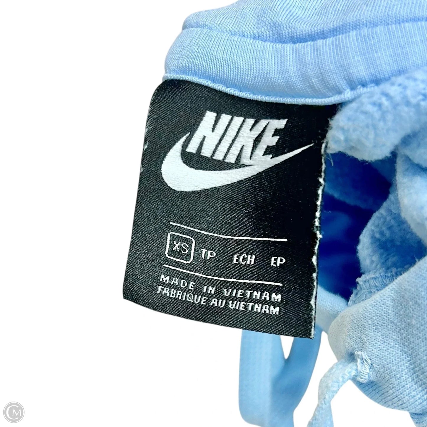 Athletic Sweatshirt Hoodie By Nike Apparel In Blue, Size: Xs