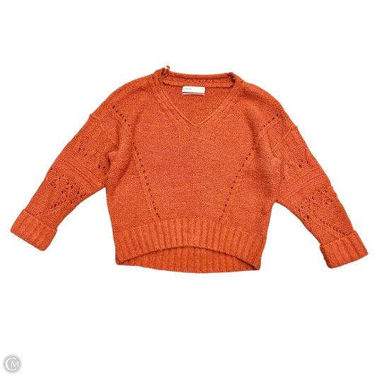 Sweater By Pilcro In Orange, Size: Xxs