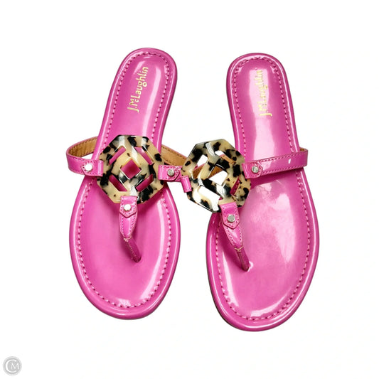 Sandals Flip Flops By J. McLaughlin In Pink, Size: 8