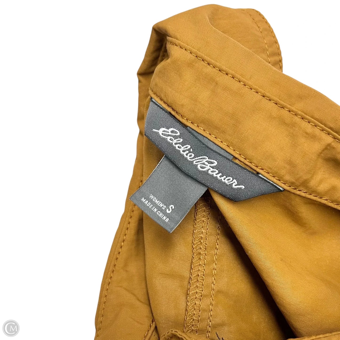 Jacket Utility By Eddie Bauer In Mustard, Size: S