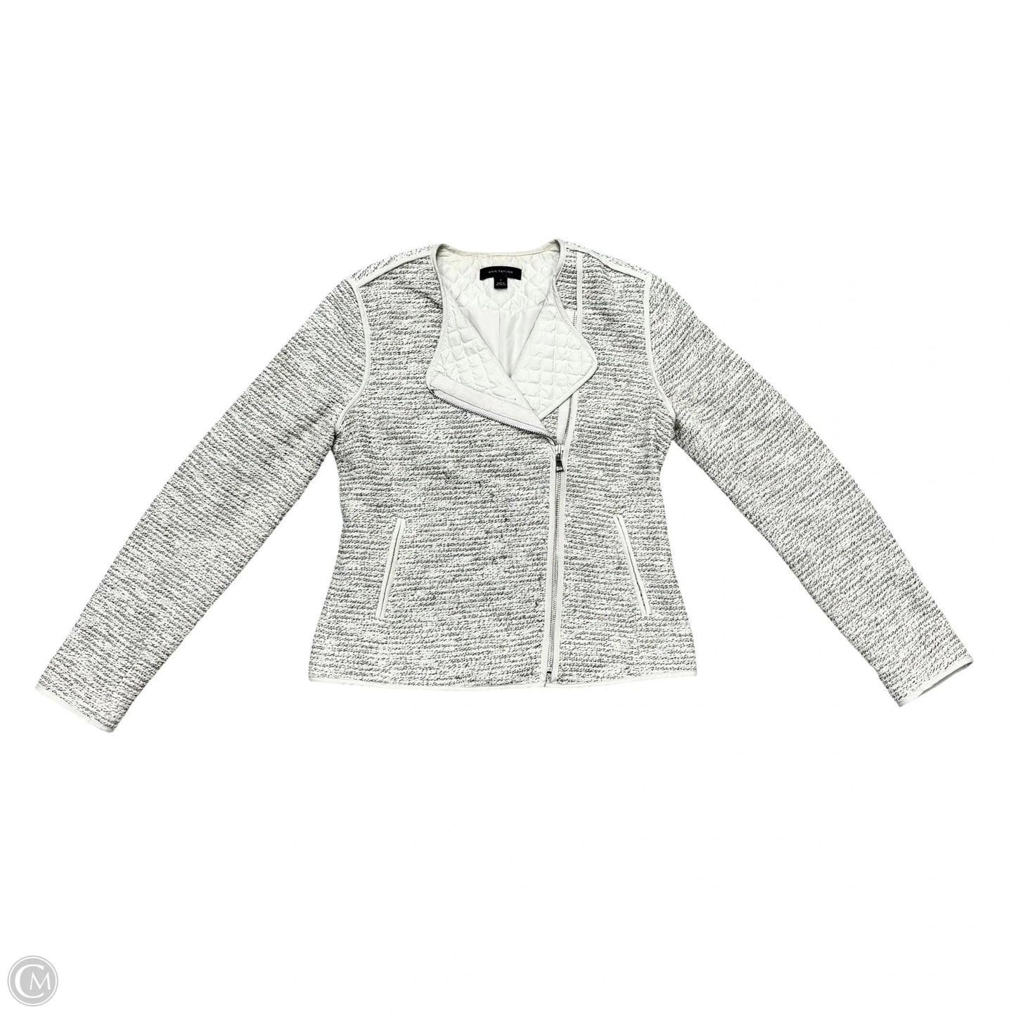 Jacket Other By Ann Taylor In Grey & Tan, Size: Xs
