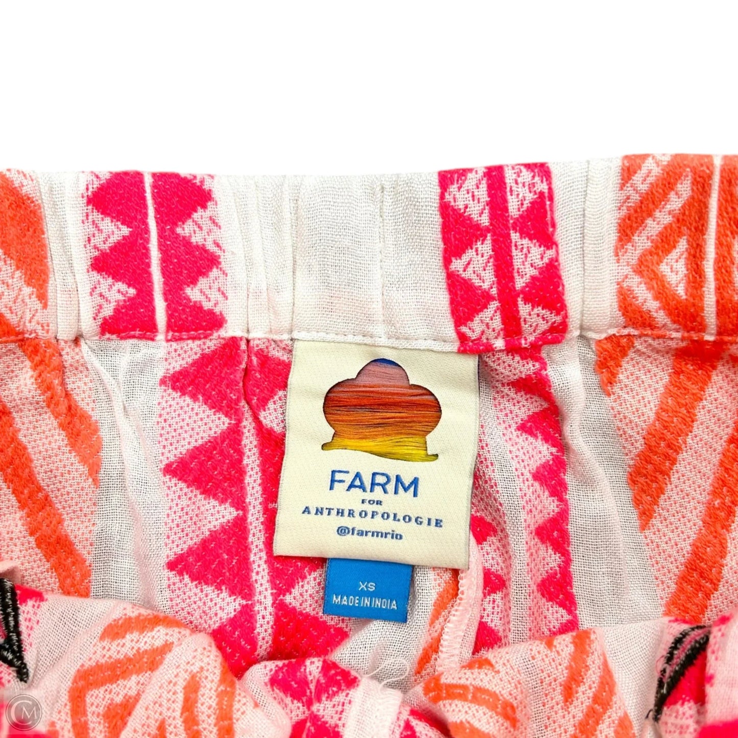 Shorts By Farm Rio In Orange & Pink, Size: Xs
