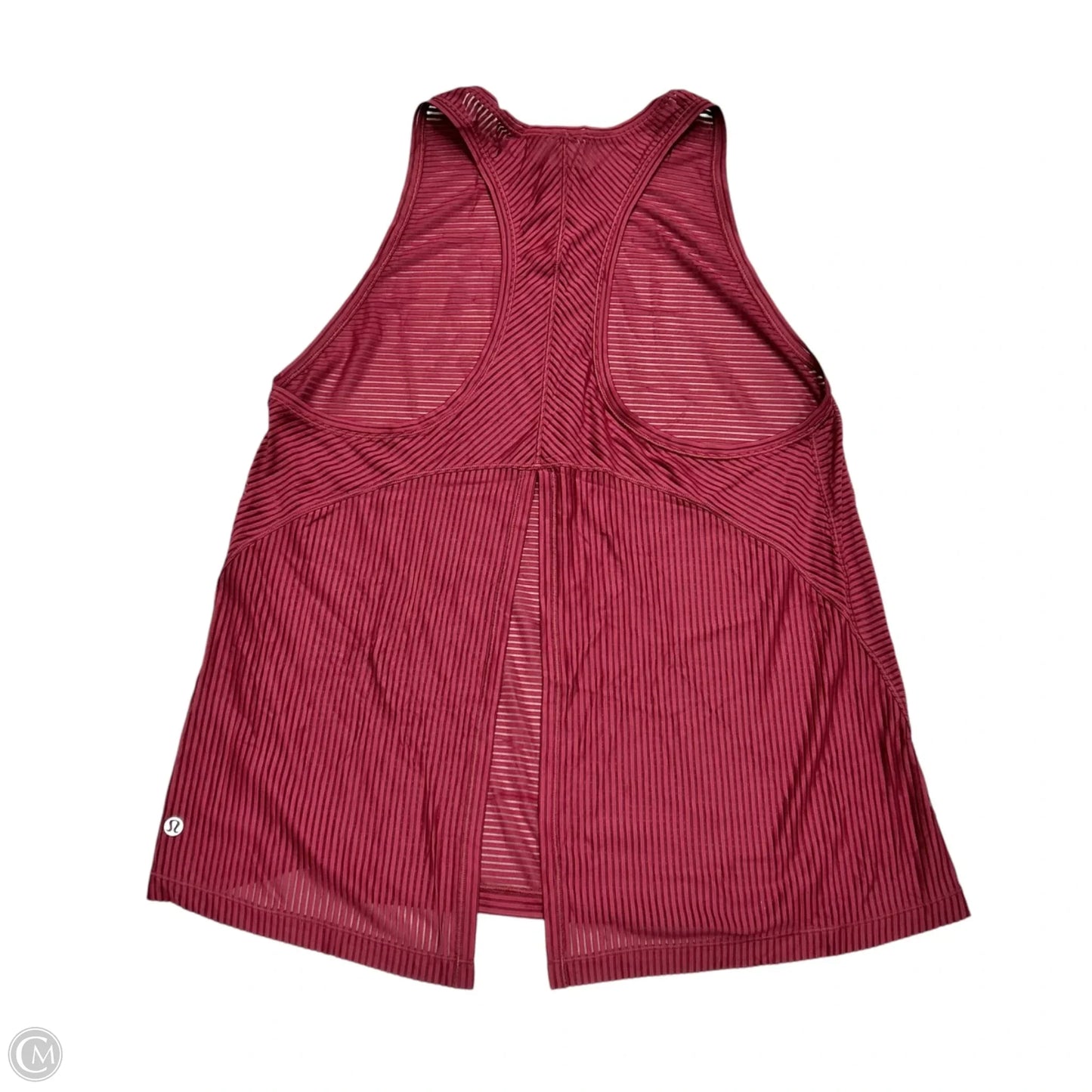 Athletic Tank Top By Lululemon In Maroon, Size: M