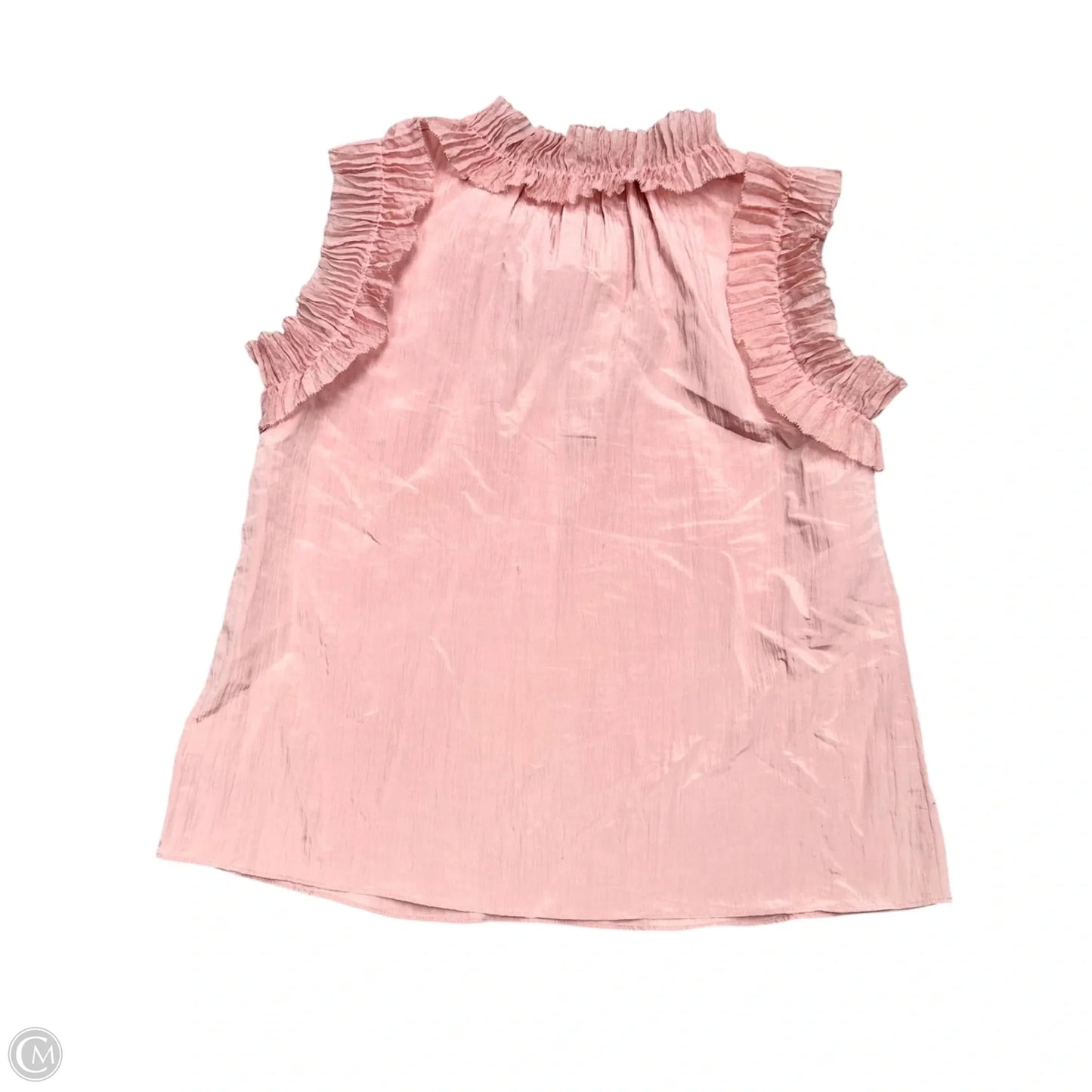 Blouse Sleeveless Designer By Rebecca Minkoff In Pink, Size: S