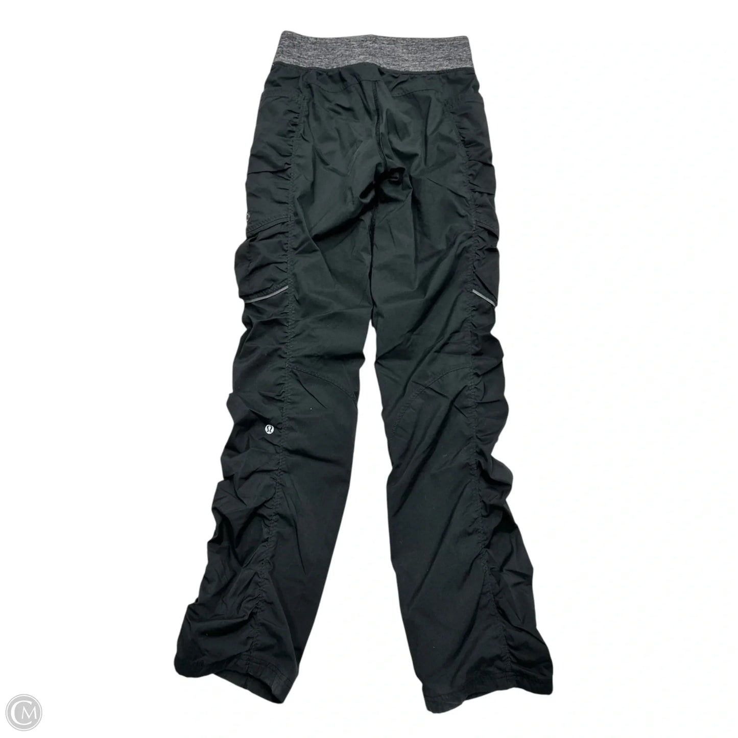 Athletic Pants By Lululemon In Black & Grey, Size: Xs