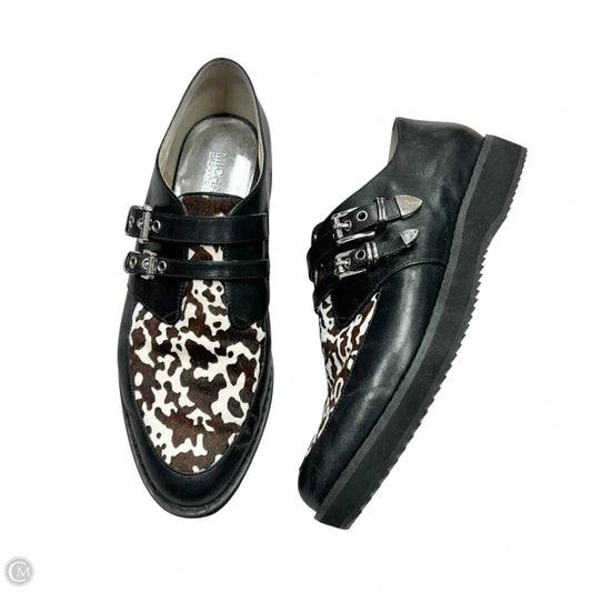 Shoes Flats By Michael By Michael Kors In Black & Brown, Size: 8.5