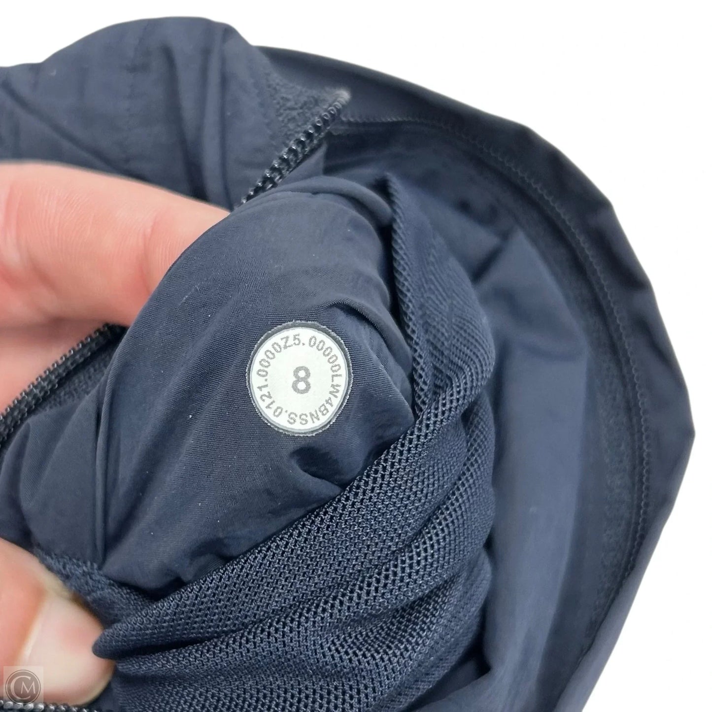 Athletic Jacket By Lululemon In Navy, Size: M