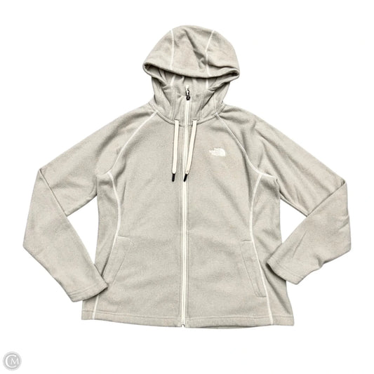 Athletic Jacket By The North Face In Tan, Size: L