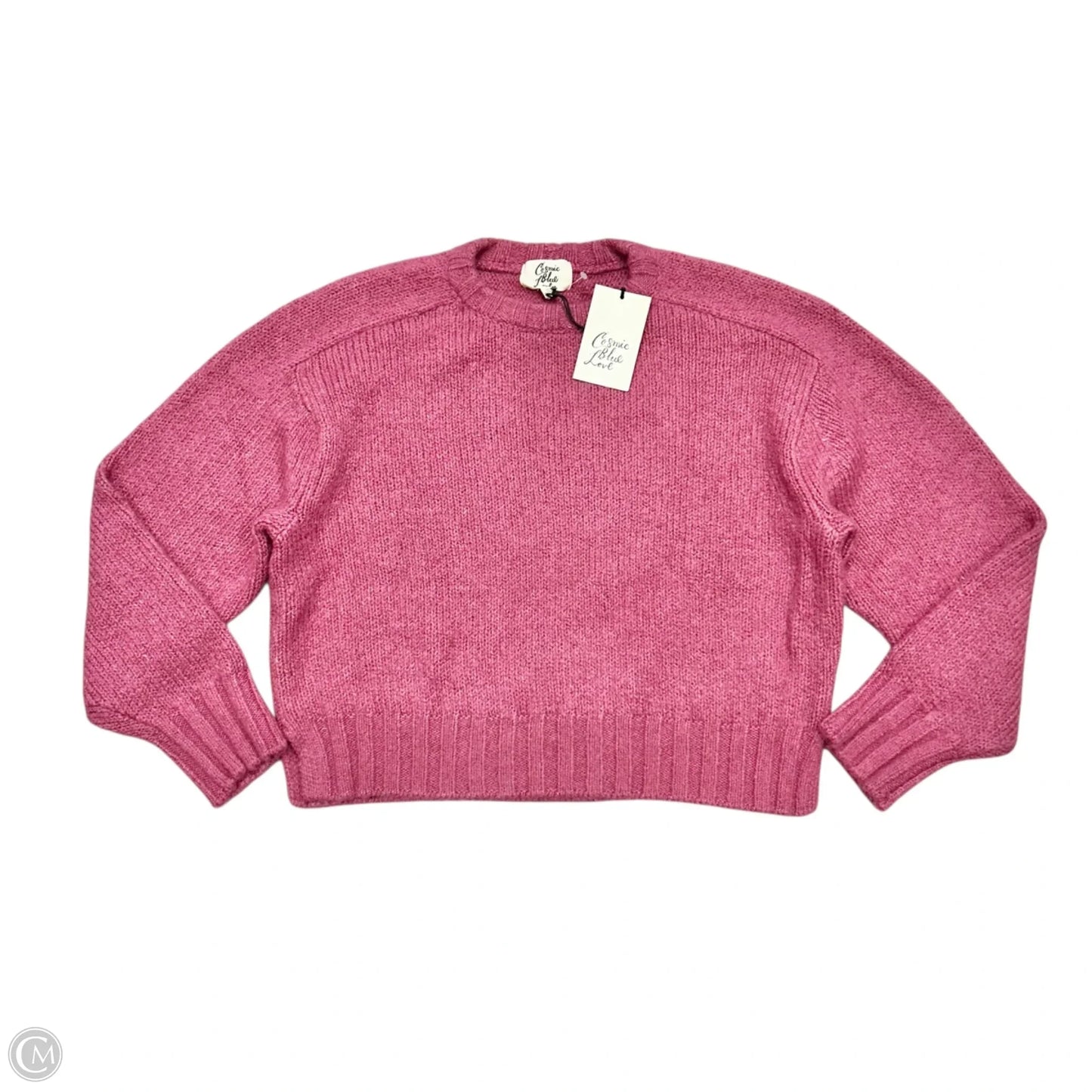 Sweater By Cosmic Blue Love In Pink, Size: M
