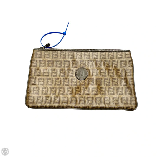 Clutch Luxury Designer By Fendi, Size: Medium