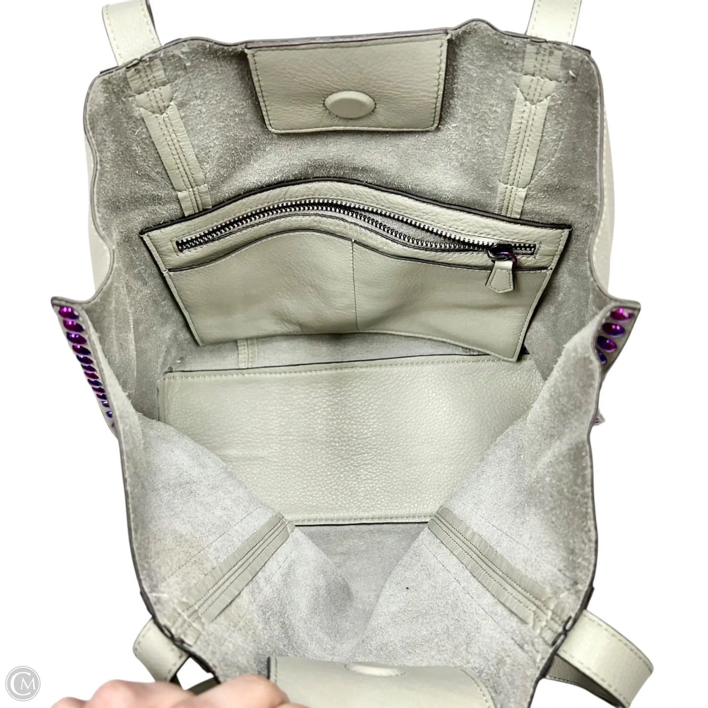 Handbag Leather By Aimee Kestenberg, Size: Medium