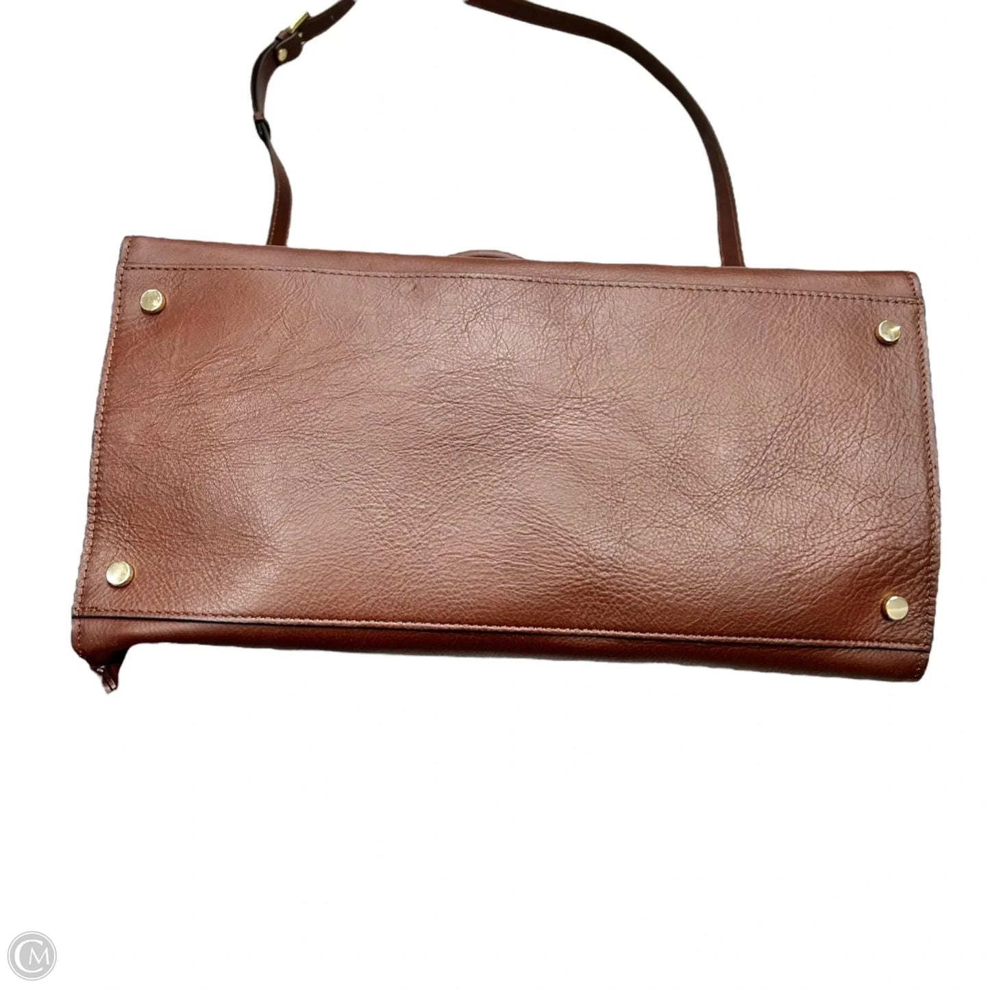 Handbag Leather By Claudia Firenze, Size: Large