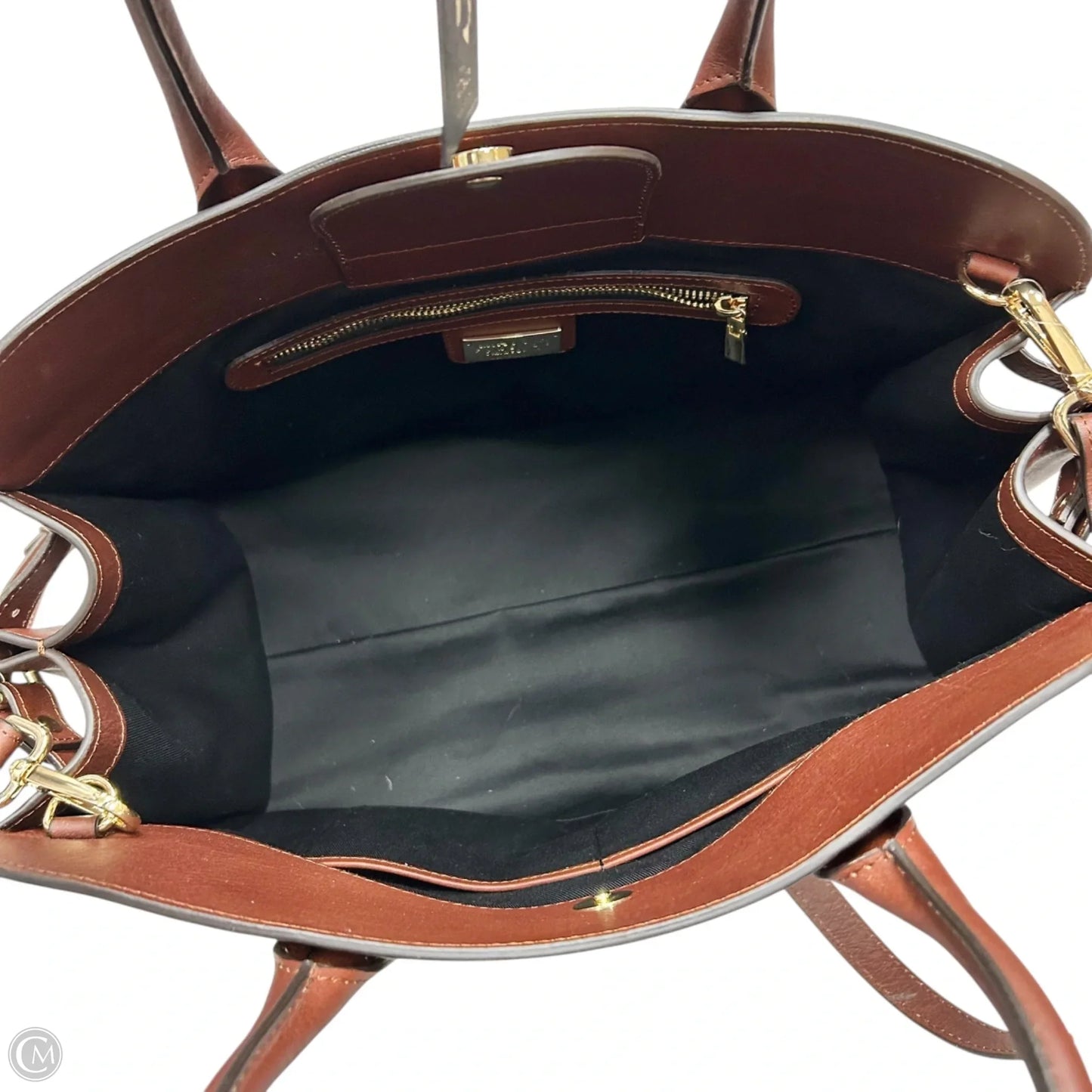 Handbag Leather By Claudia Firenze, Size: Large