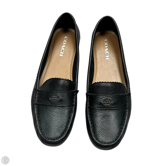 Shoes Designer By Coach In Black, Size: 10