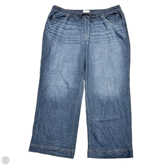 Jeans Wide Leg By Lane Bryant In Blue, Size: 24L