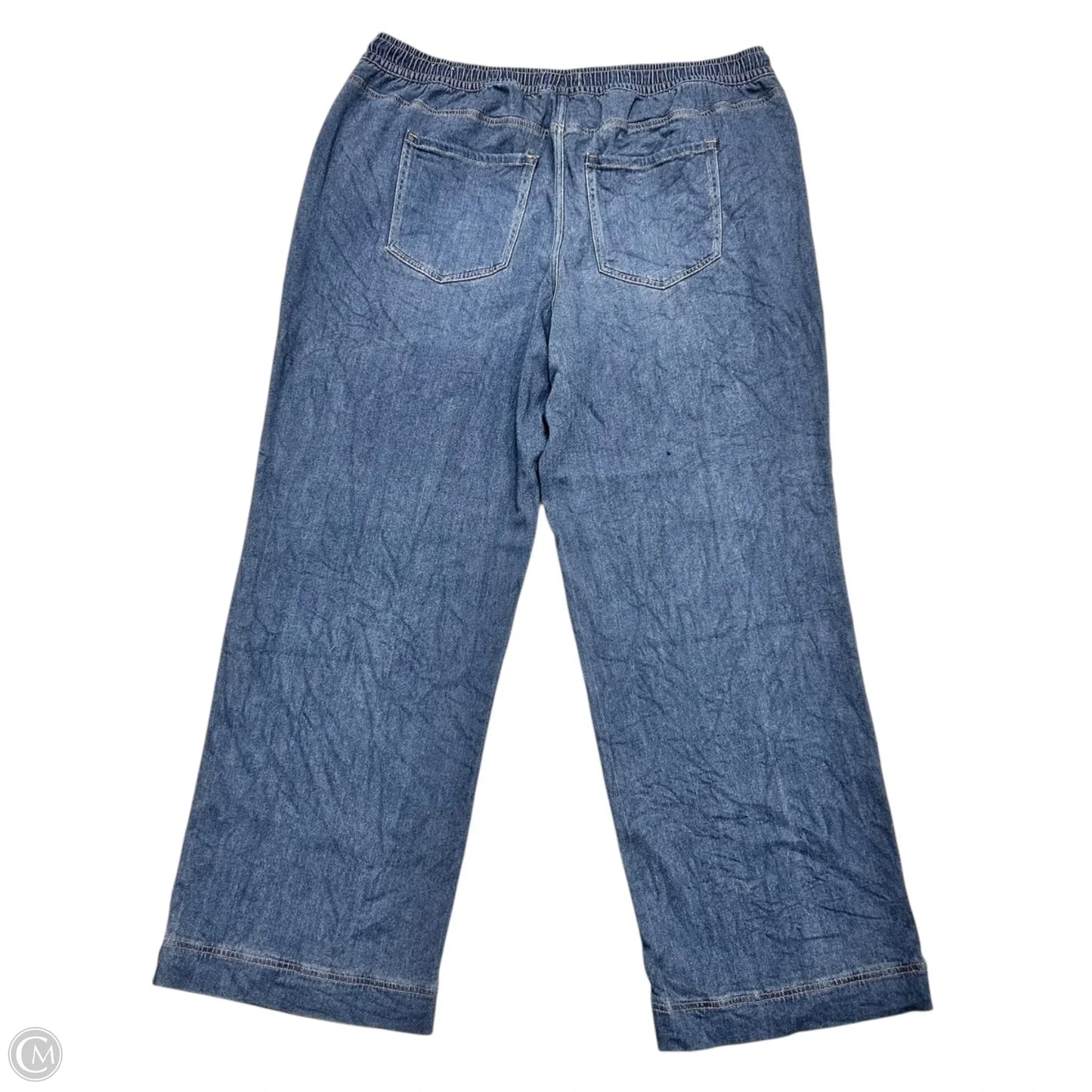 Jeans Wide Leg By Lane Bryant In Blue Denim, Size: 22L