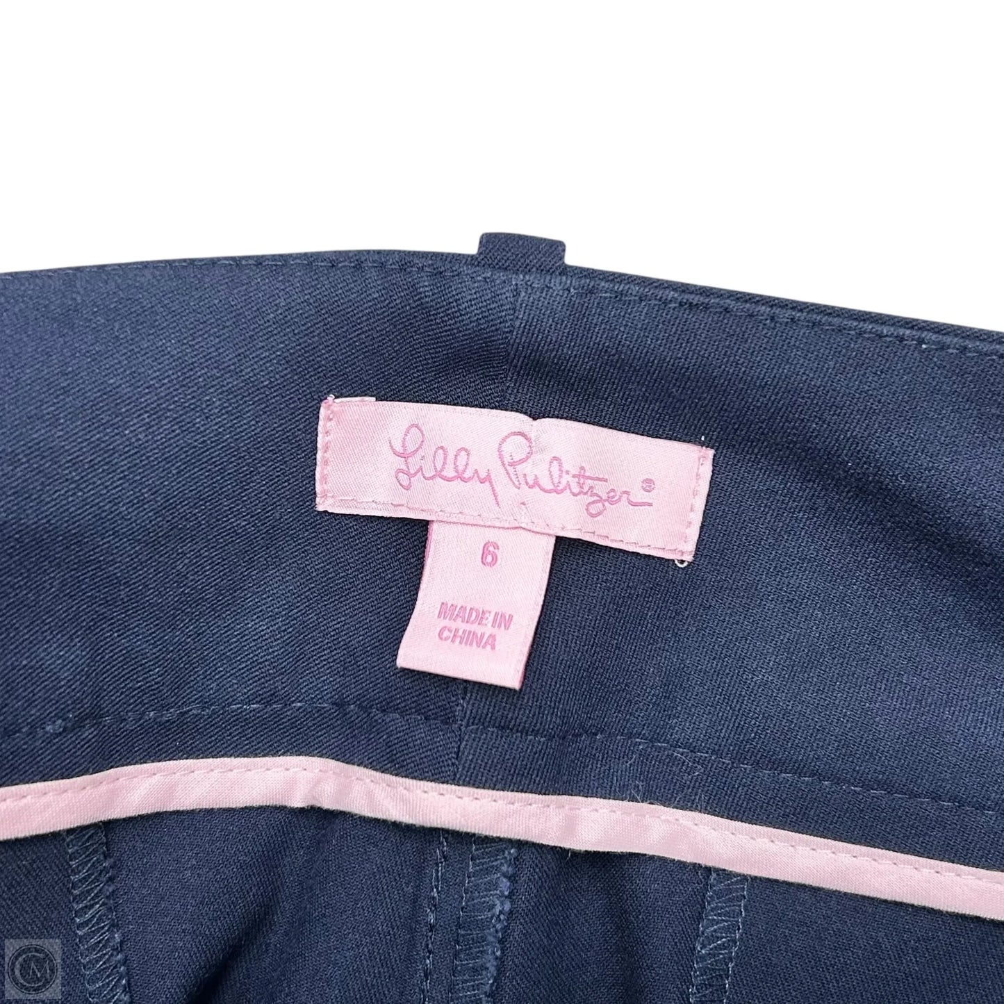 Pants Designer By Lilly Pulitzer In Navy, Size: 6